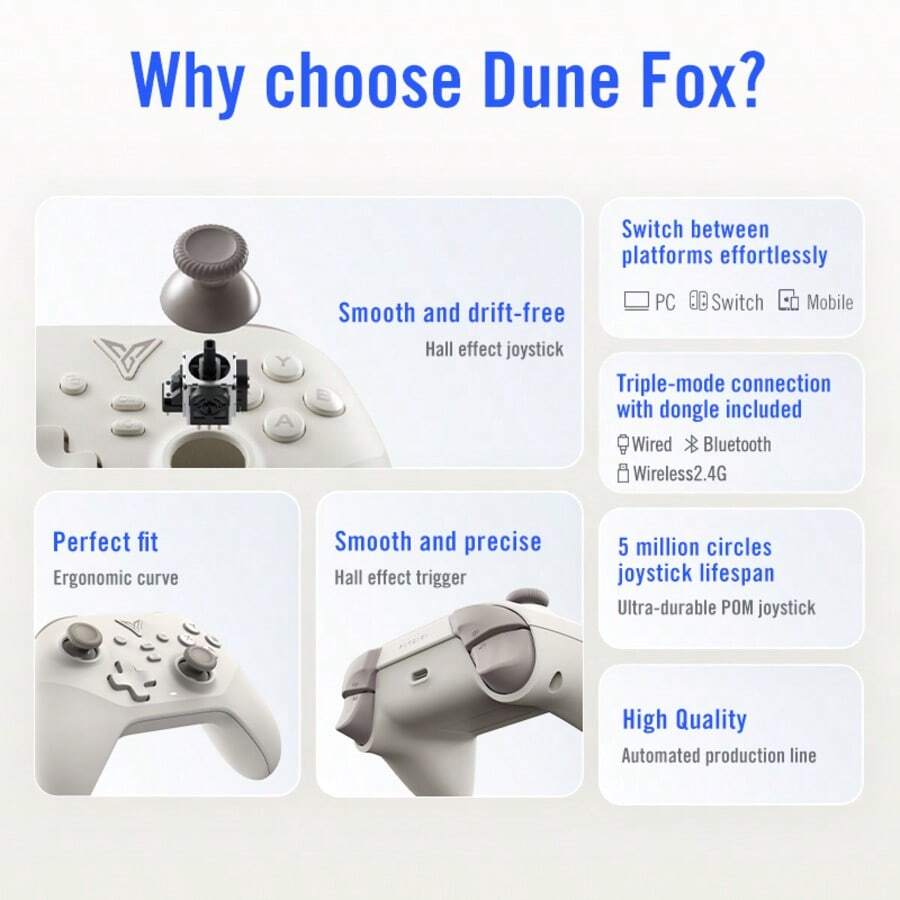 ทำความรู้จักกับ Flydigi Dune Fox – คอนโทรลเลอร์เกมมิ่งที่ครองใจนักเล่นเกมยุคใหม่